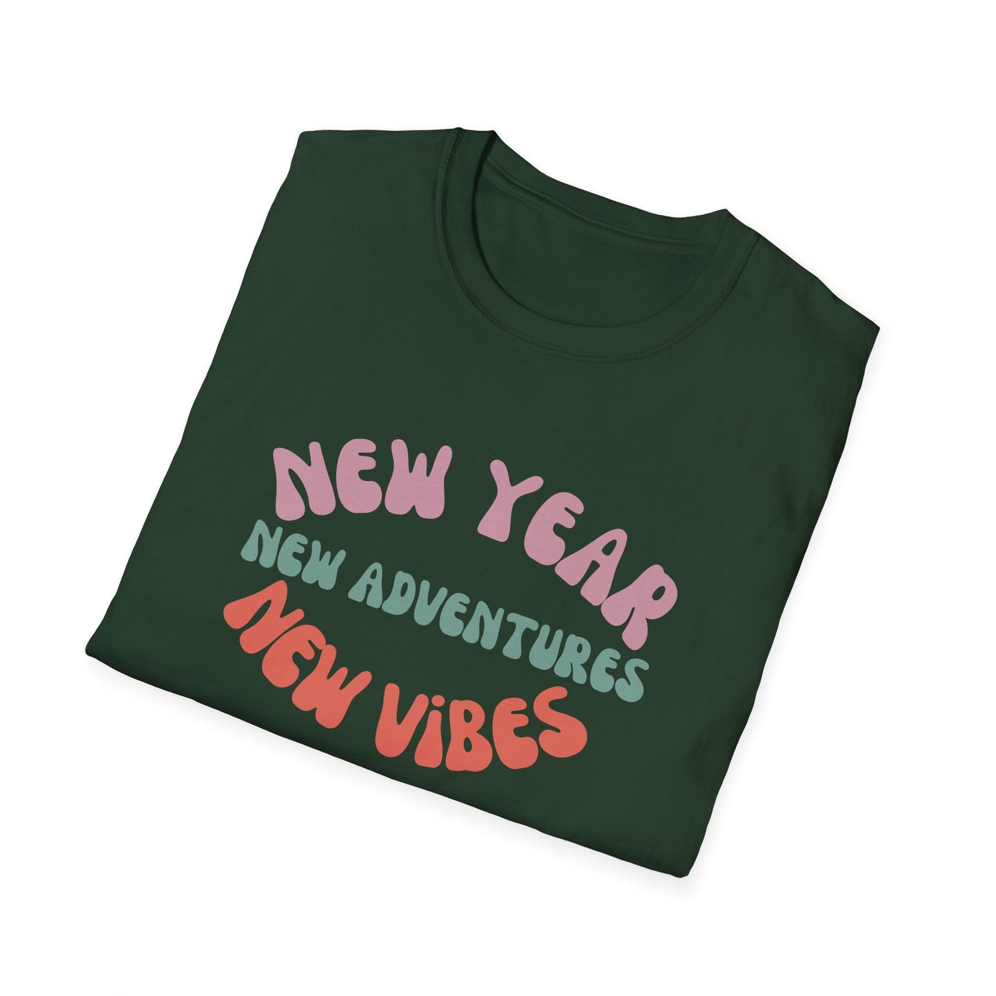 New Year New Adventures New Vibes Unisex Softstyle T-Shirt