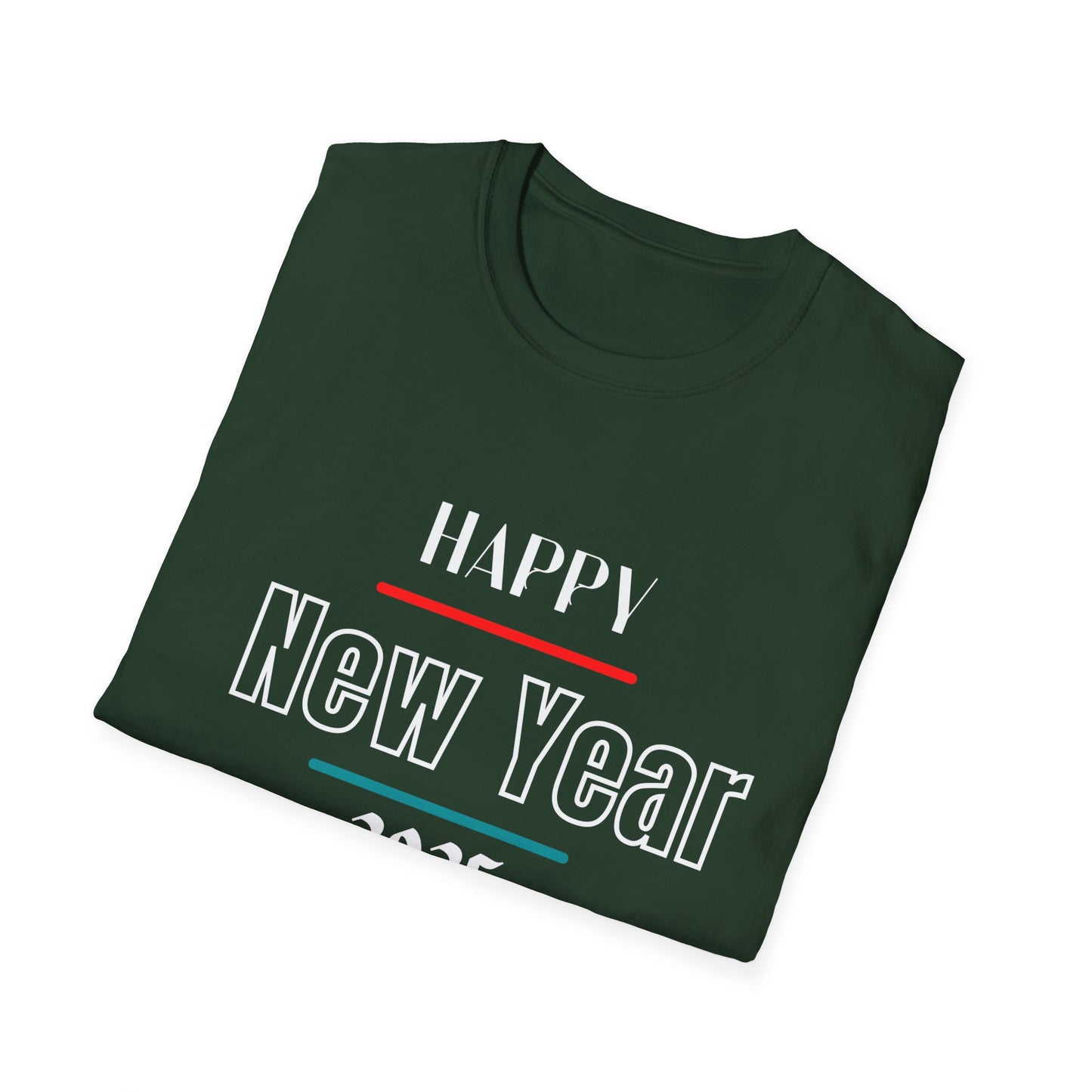 Happy New Year 2025 Unisex Softstyle T-Shirt