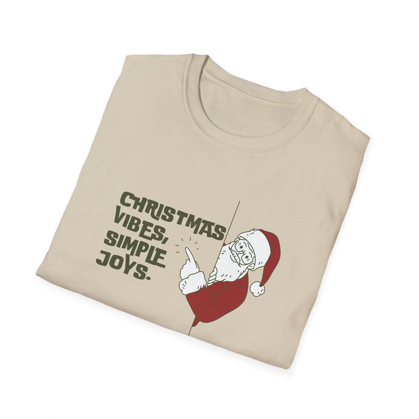 Christmas Vibes Simple Joys Unisex Softstyle T-Shirt