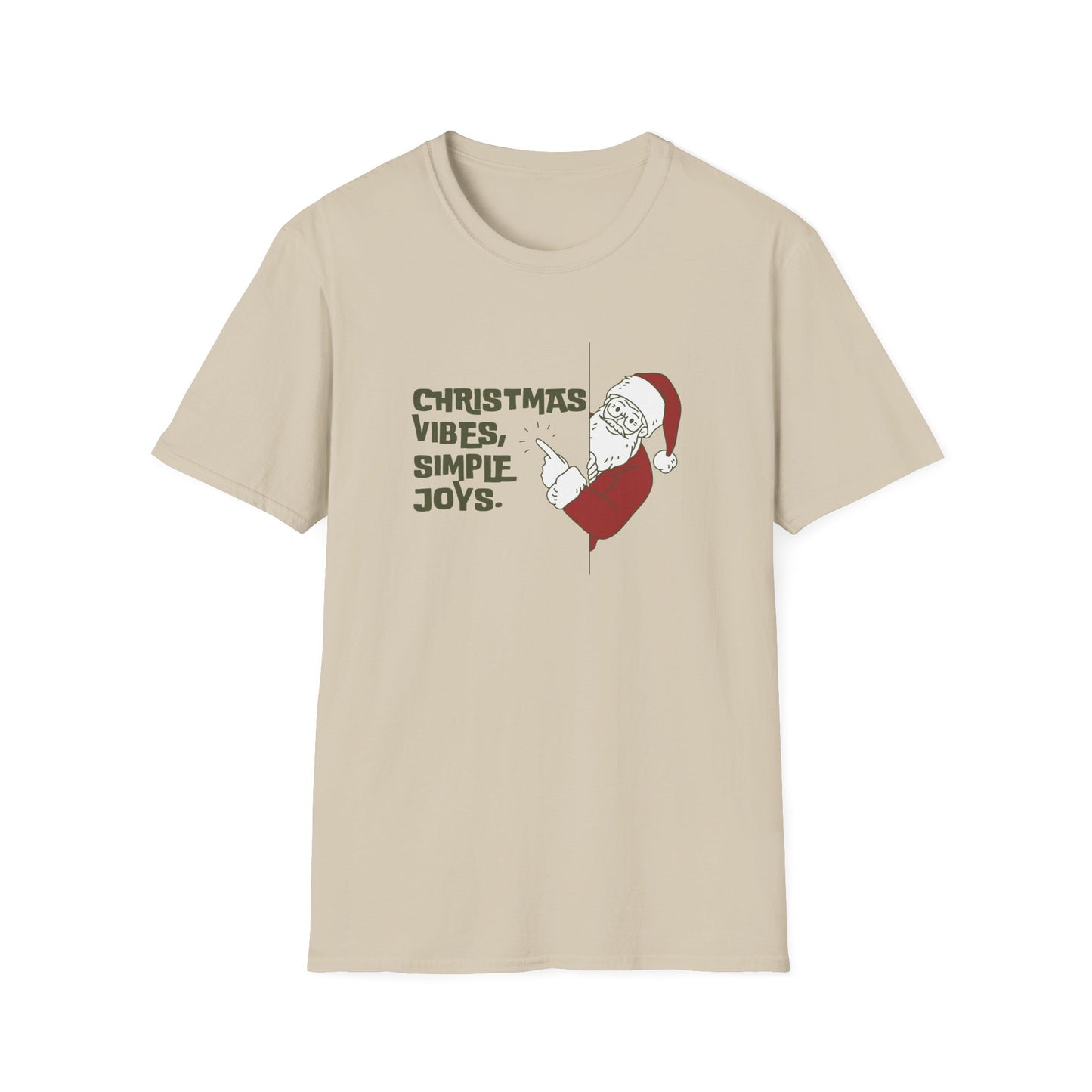 Christmas Vibes Simple Joys Unisex Softstyle T-Shirt