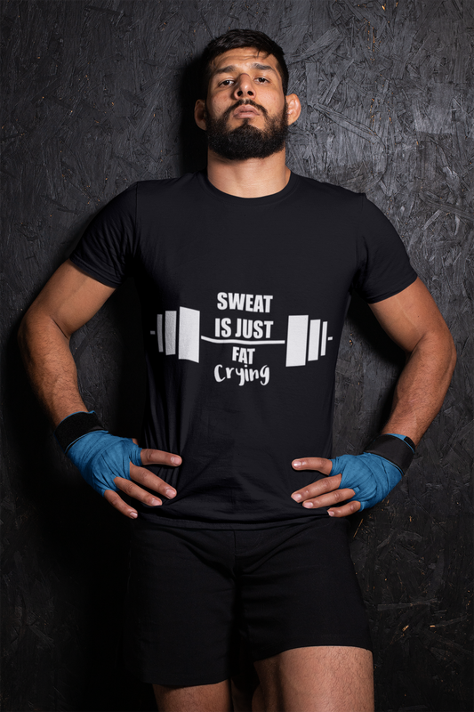 Sweat is Just Fat Crying Unisex Softstyle T-Shirt