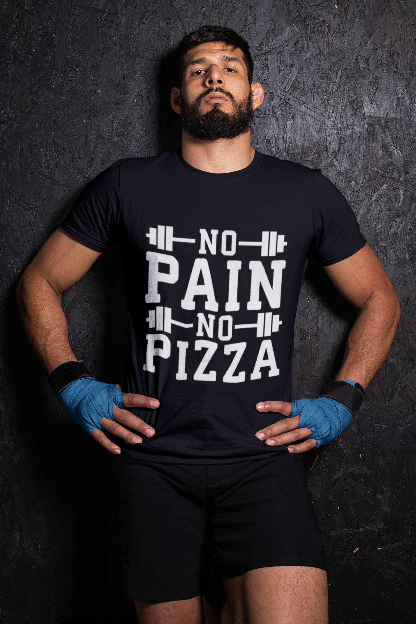 No pain no pizza Unisex Softstyle T-Shirt