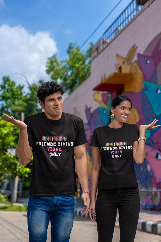 Friendsgiving vibes only Unisex Softstyle T-Shirt