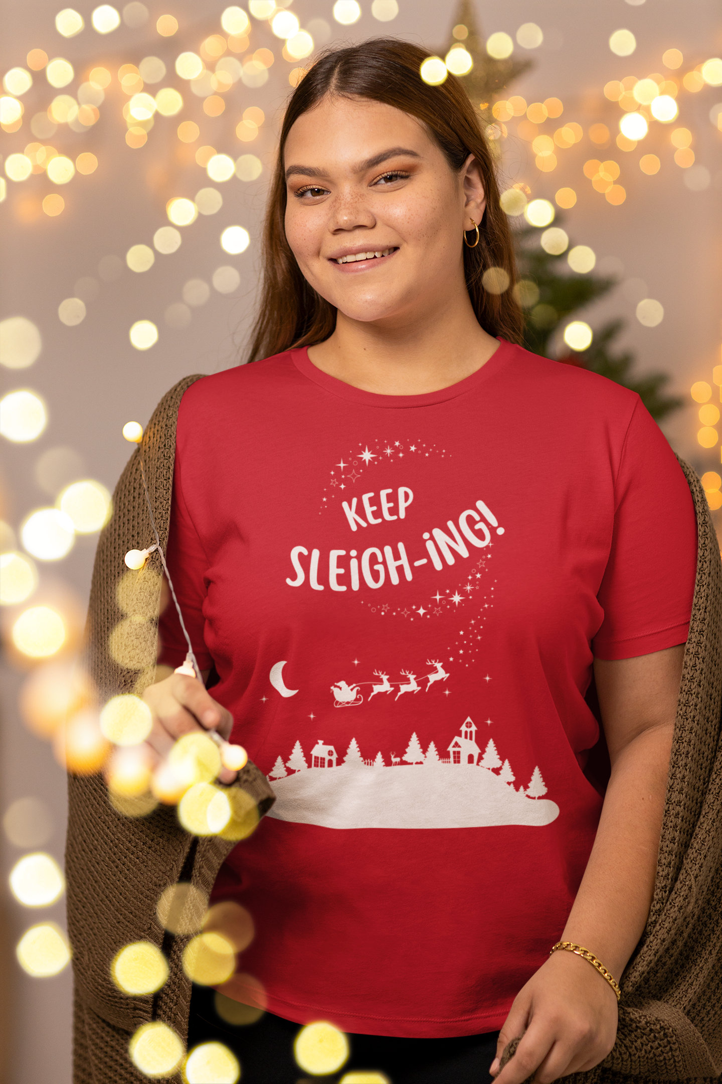 Keep Sleighing Unisex Softstyle T-Shirt