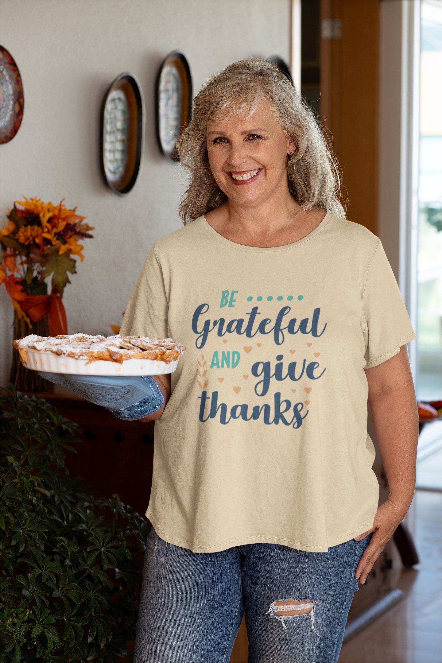 Be Grateful and Give Thanks Unisex Softstyle T-Shirt