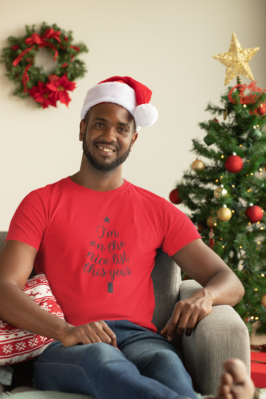 I'm On The Nice List This Year Unisex Softstyle T-Shirt