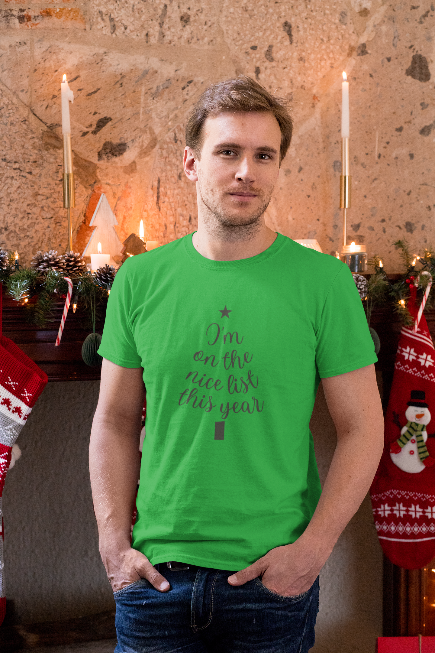 I'm On The Nice List This Year Unisex Softstyle T-Shirt