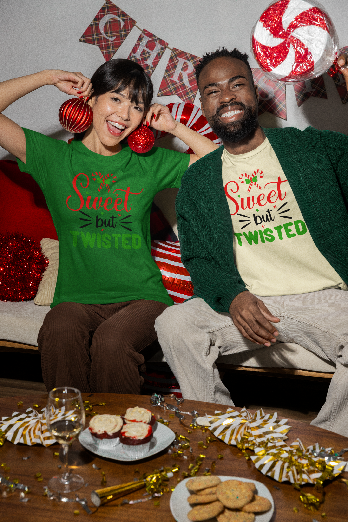 Sweet But Twisted Christmas Unisex Softstyle T-Shirt