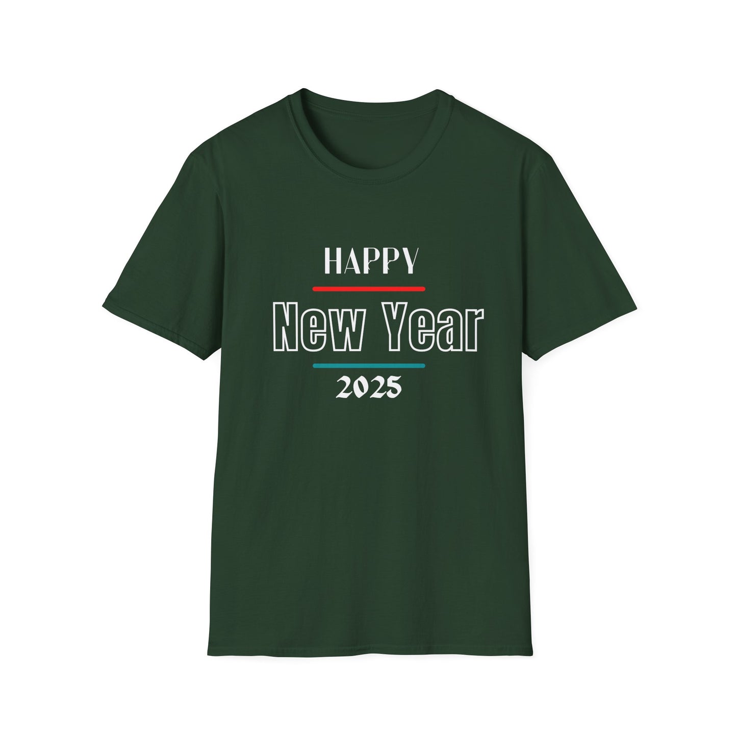 Happy New Year 2025 Unisex Softstyle T-Shirt