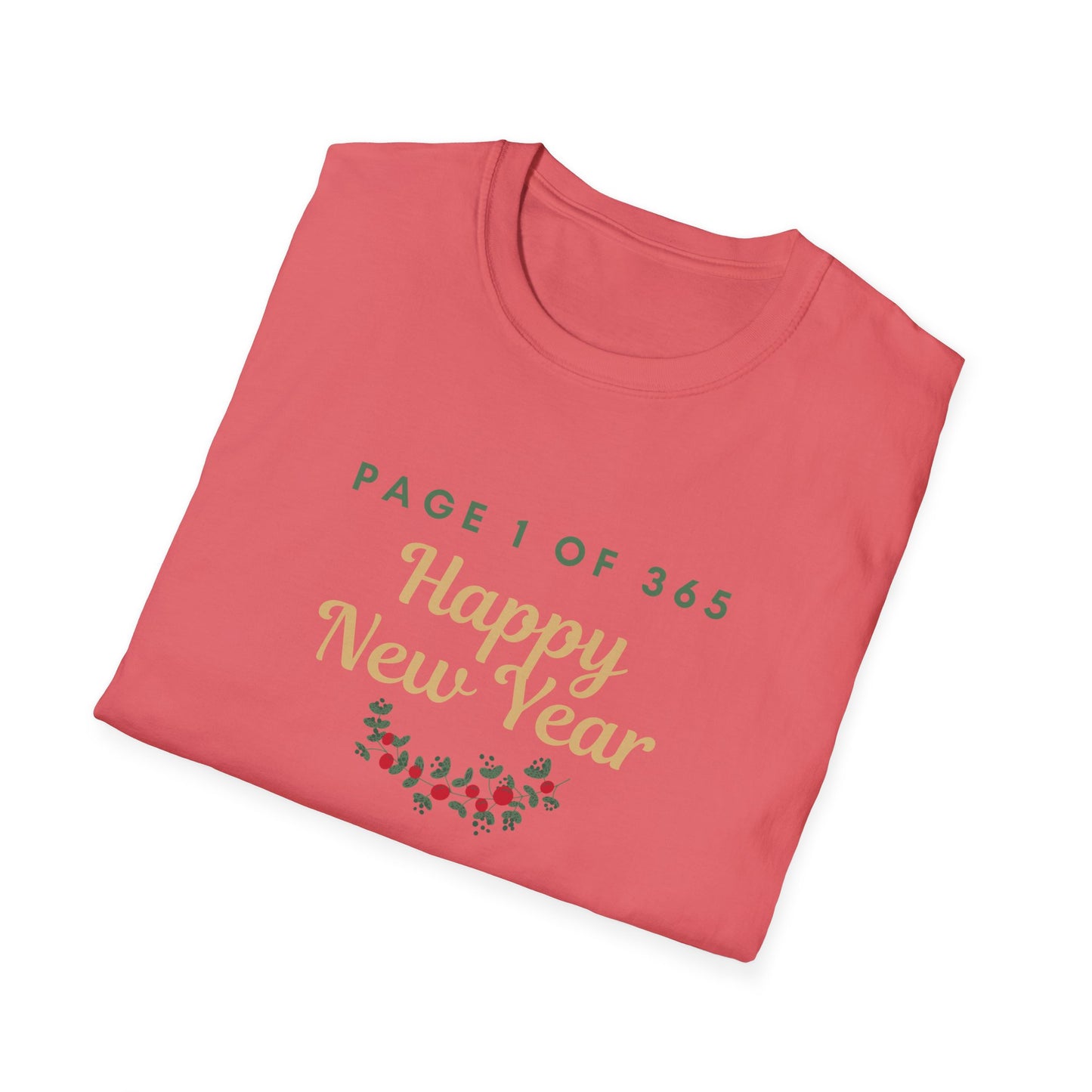 Page 1 of 365 Happy New Year Unisex Softstyle T-Shirt