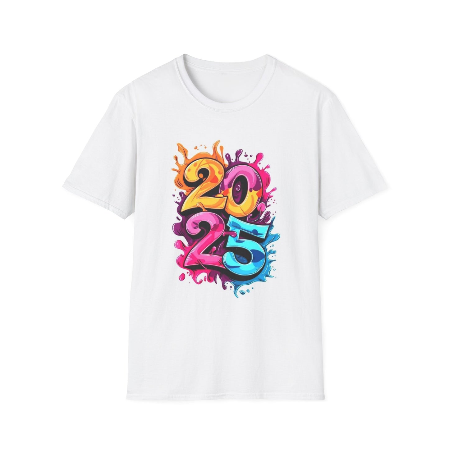 New Year 2025 Unisex Softstyle T-Shirt