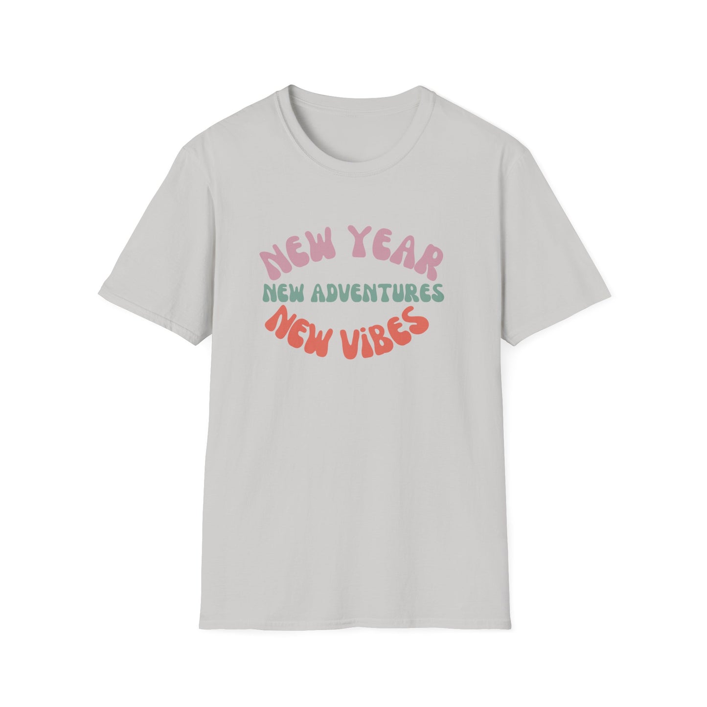 New Year New Adventures New Vibes Unisex Softstyle T-Shirt