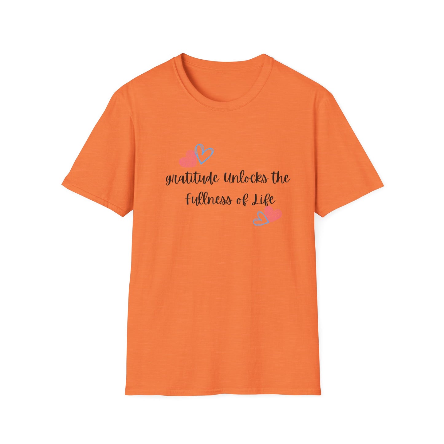 Gratitude Unlocks The Fullness Of Life Unisex Softstyle T-Shirt