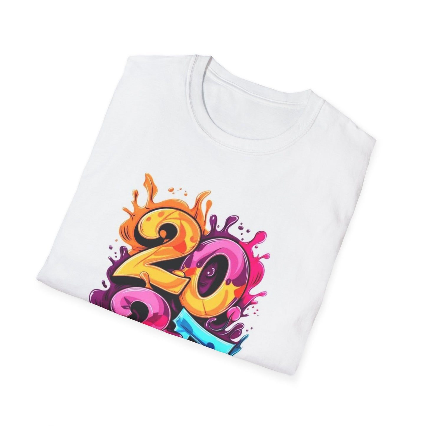 New Year 2025 Unisex Softstyle T-Shirt