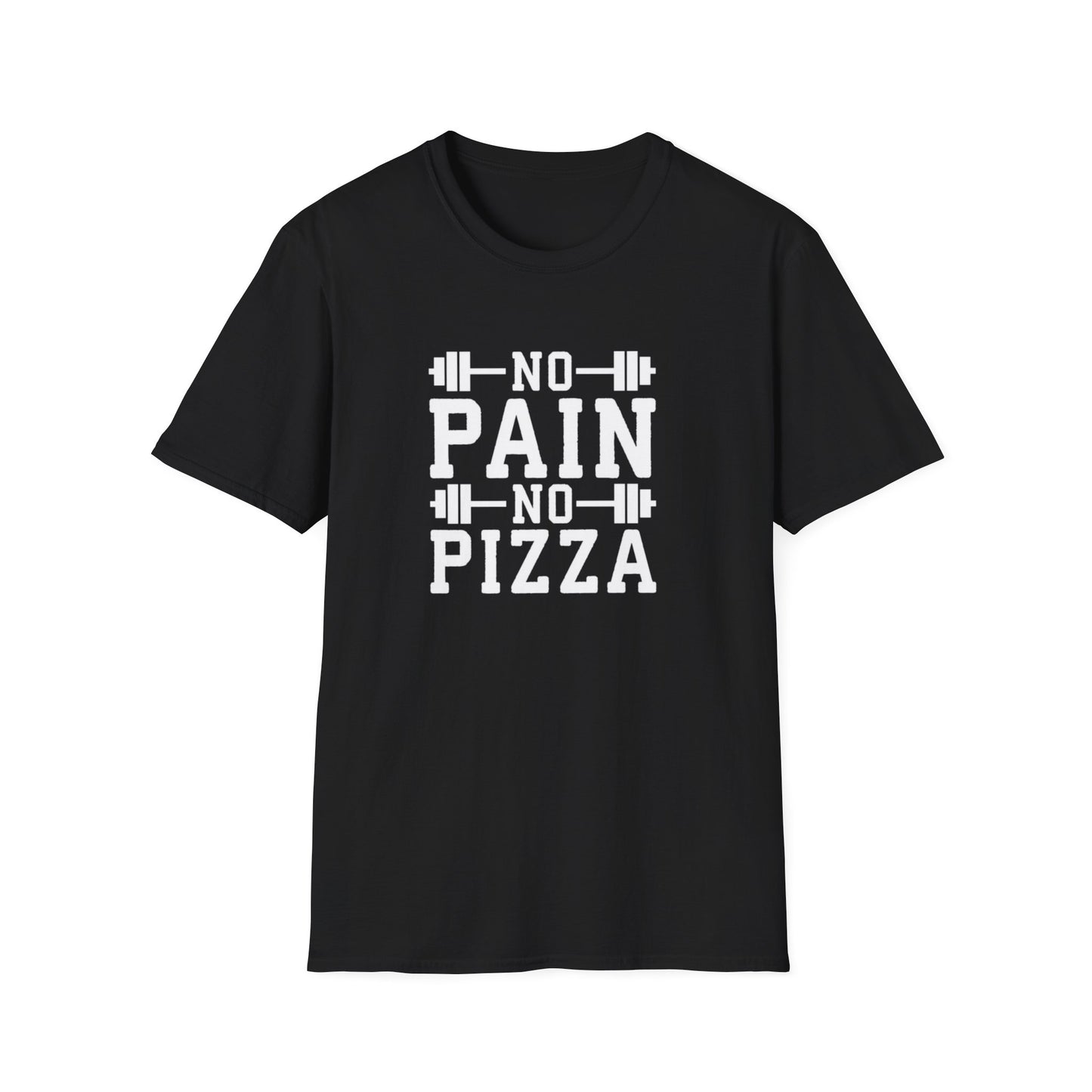 No pain no pizza Unisex Softstyle T-Shirt