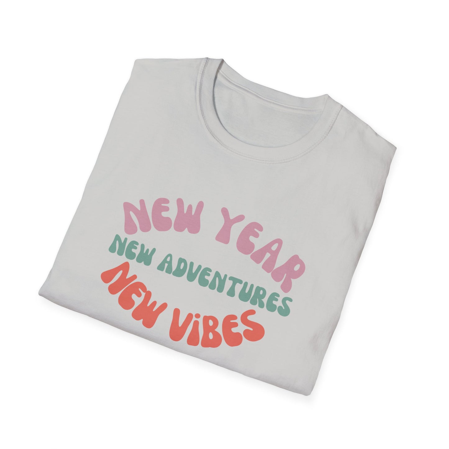 New Year New Adventures New Vibes Unisex Softstyle T-Shirt