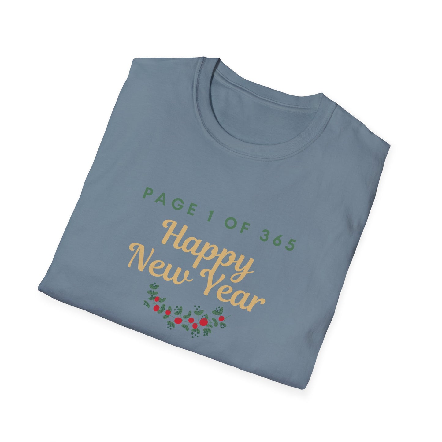 Page 1 of 365 Happy New Year Unisex Softstyle T-Shirt