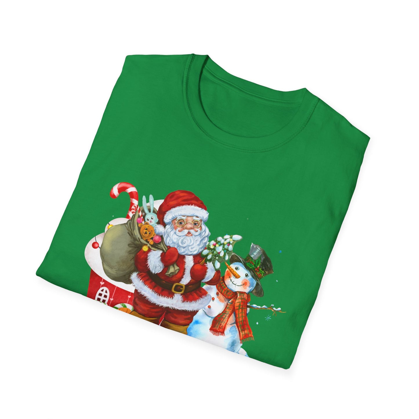 Merry And Bright Unisex Softstyle T-Shirt