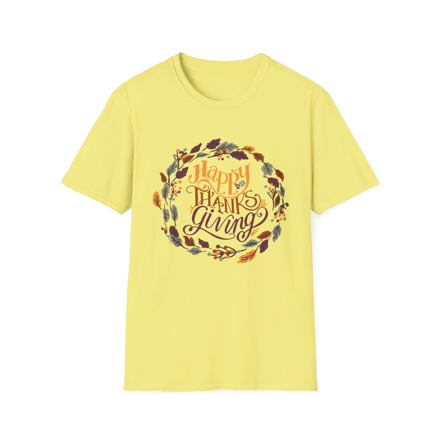 Happy Thanksgiving Unisex Softstyle T-Shirt