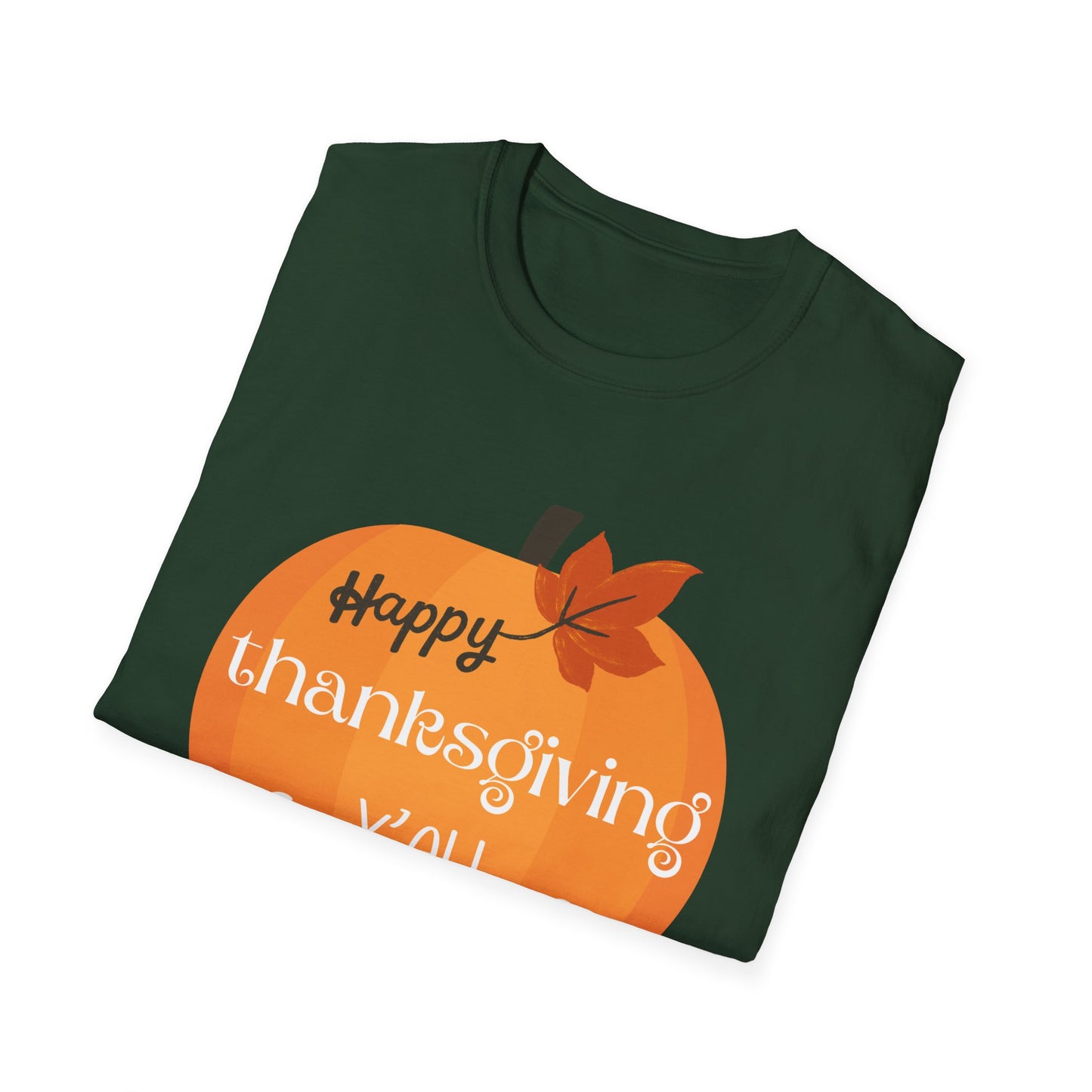 Thanks And Pumpkin Spice Unisex Softstyle T-Shirt