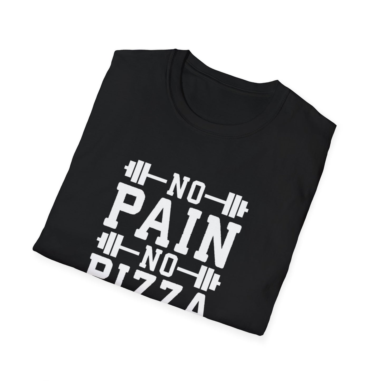 No pain no pizza Unisex Softstyle T-Shirt