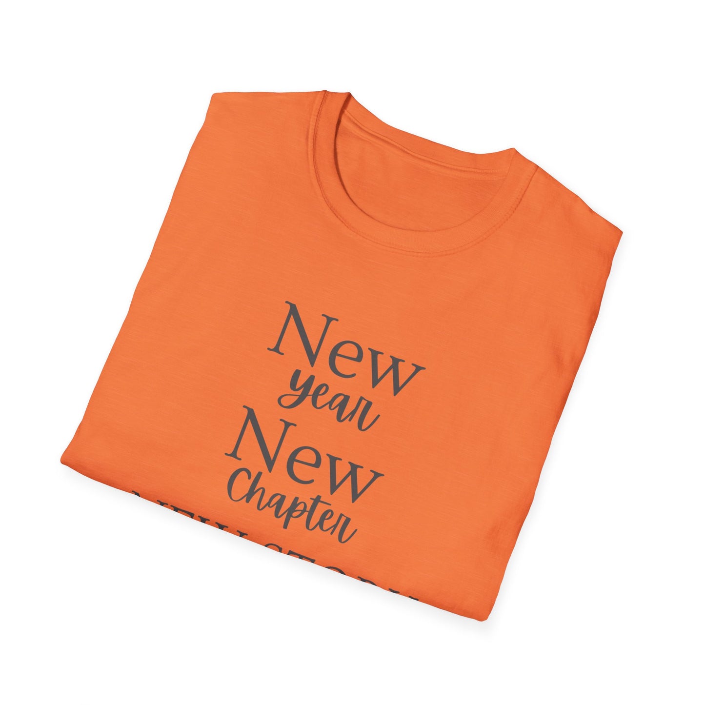 New Year New Chapter New Story To Tell Unisex Softstyle T-Shirt