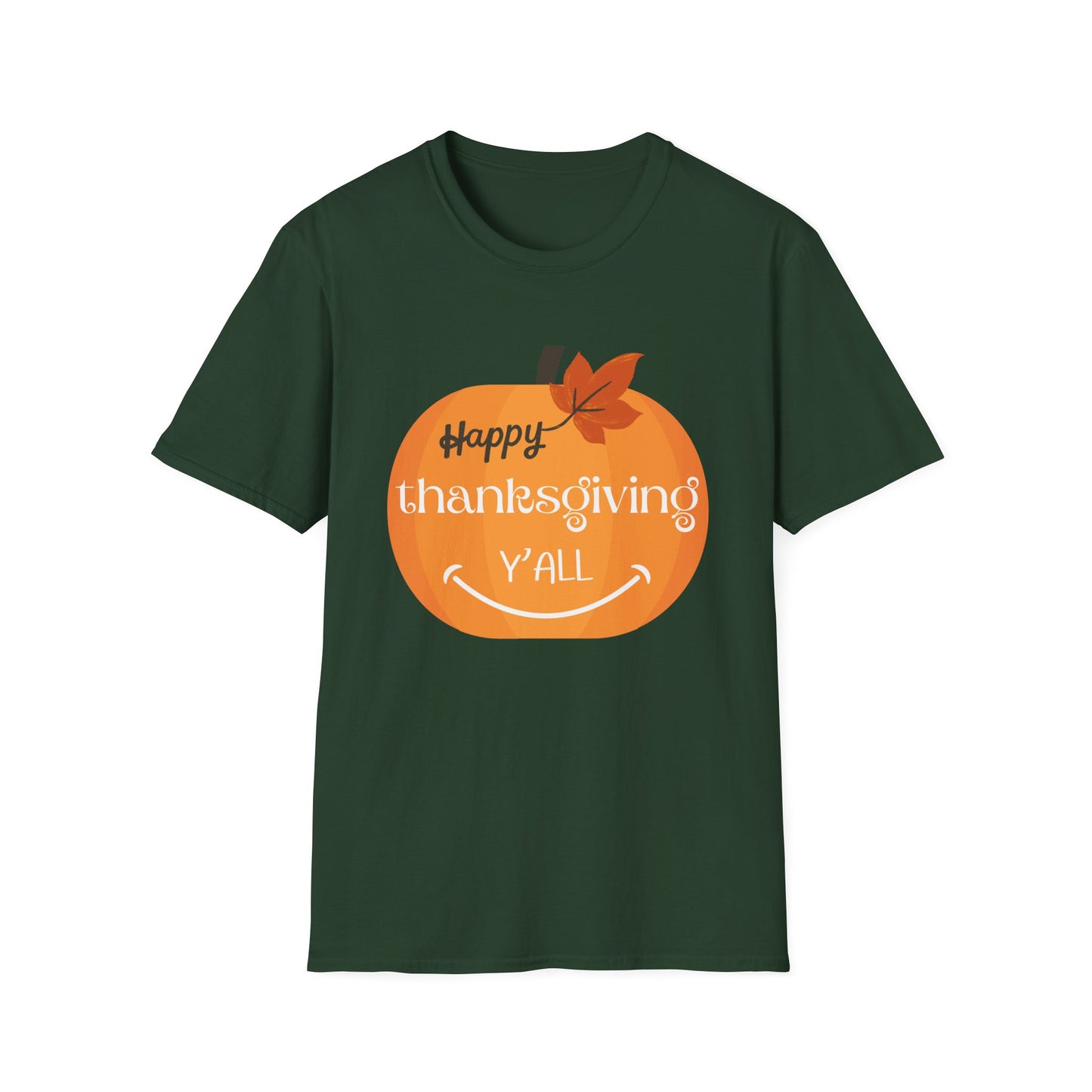 Thanks And Pumpkin Spice Unisex Softstyle T-Shirt